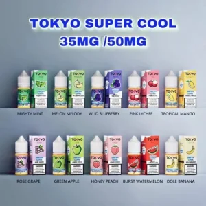 TOKYO SUPER COOL SALTNIC 30ML (30MG & 50MG)